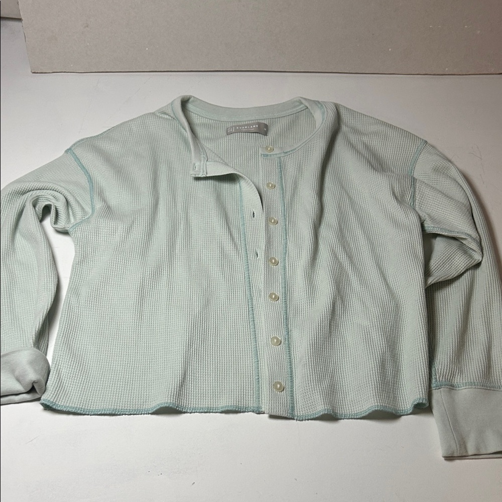 Everlane Light Green Button-Down Shirt
